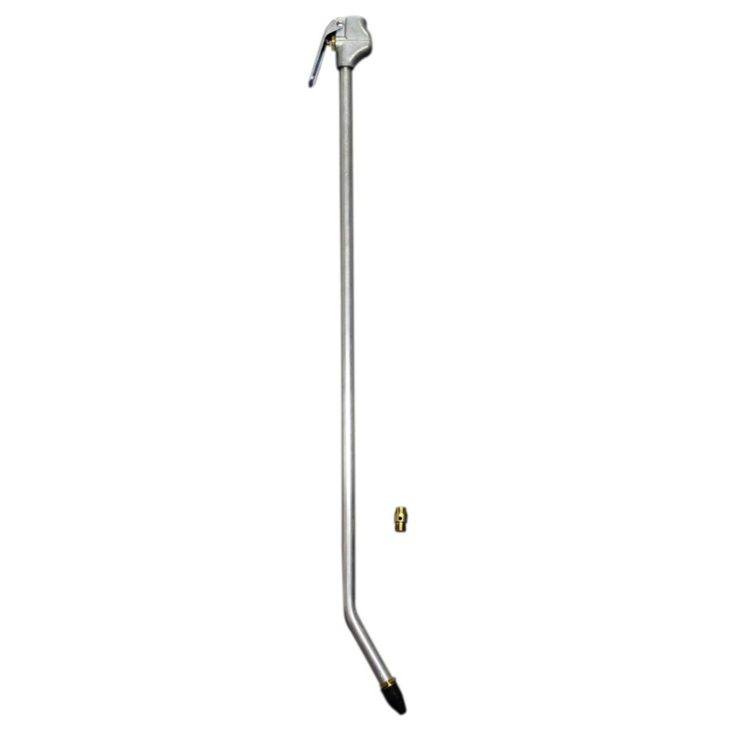 Milton 158 1/4" Lever Style Blow Gun and 2' Extension Rubber & Safety Nozzle