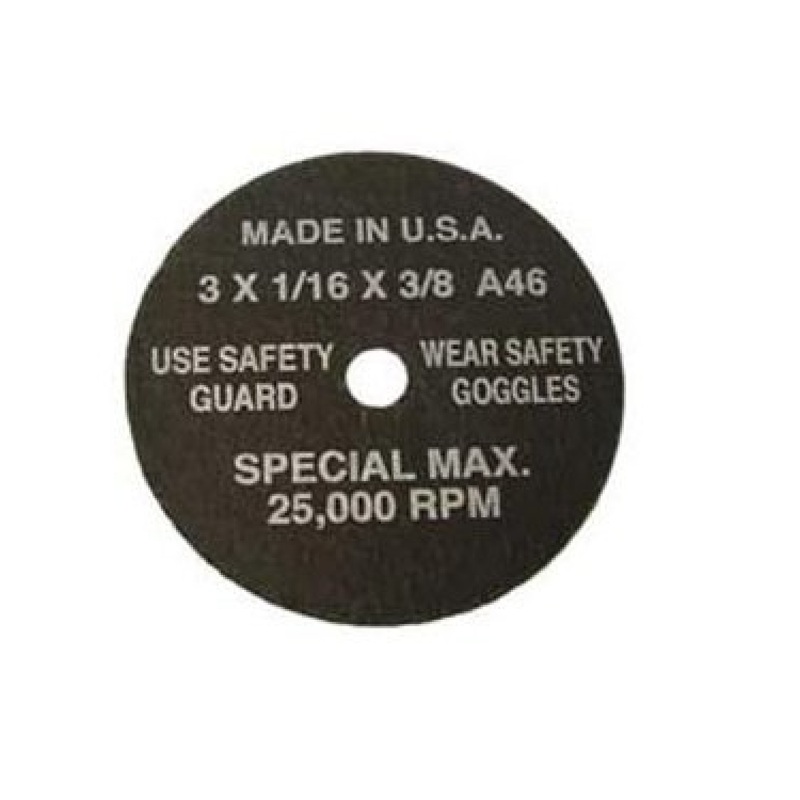 S & G Tool Aid 94870 3" Cut Off Wheel - 50 per Box