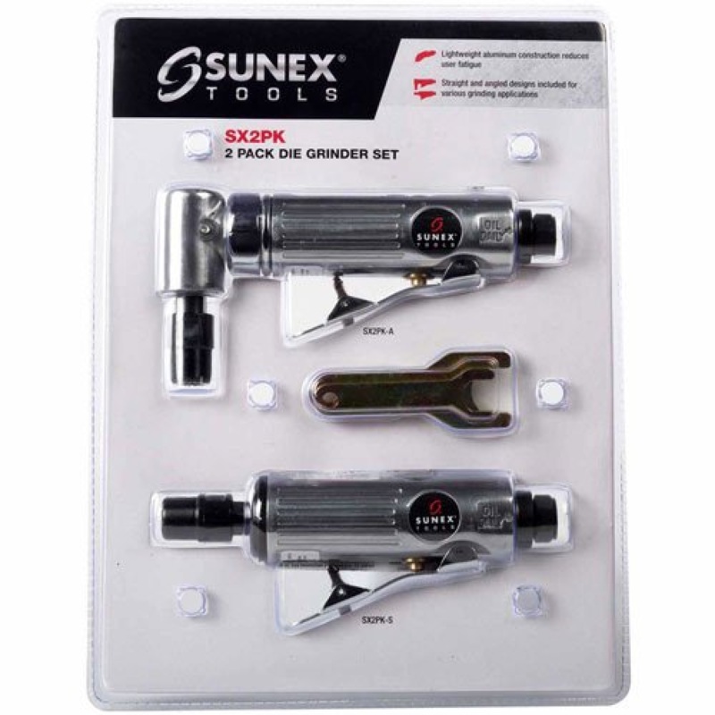 Sunex SX2PK 2 Piece Die Grinder Set