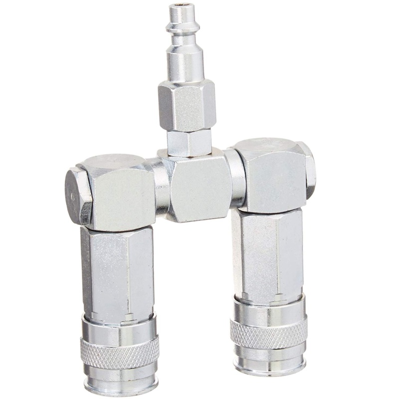 Titan 19445 2-Way 1/4" Air Swivel Splitter