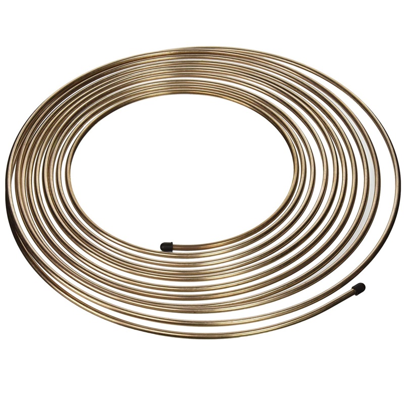 AGS CNC-325 3/16" x 25' NiCopp Brake Line Tubing Coil