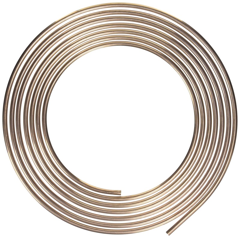 AGS CNC-625 3/8" x 25' Brake/Fuel/Transmission Line Tubing Coil