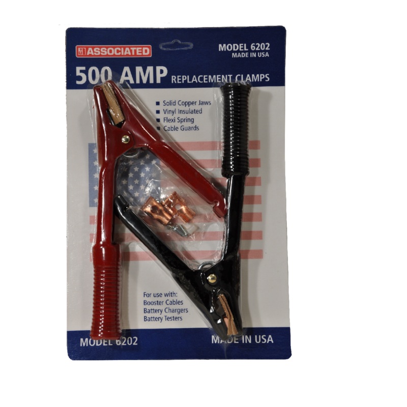 Associated Equipment 6202 Battery Clamps - 500 Amp Capacity