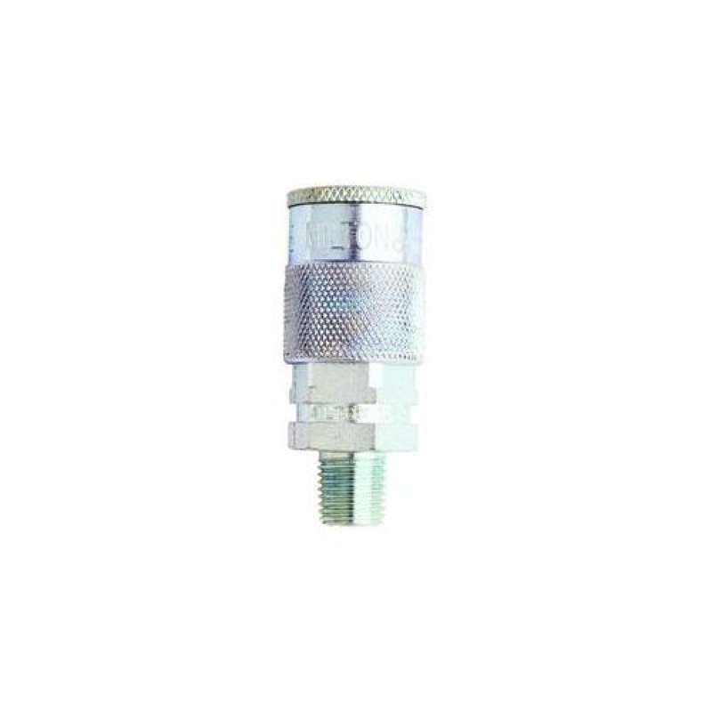 Milton 1834 1/4" X 3/8" MNPT H Style Air Coupler