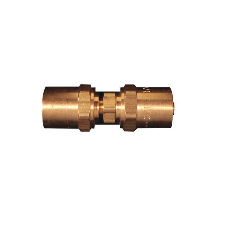Milton S-623 3/8" X 3/4" Brass Reusable Hose Mender