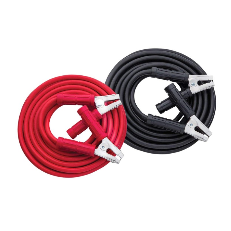 Solar 401252 25' Heavy Duty Booster Cable - 1 Gauge 800A Clamp