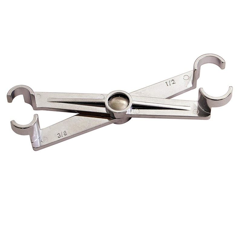 Lisle 63710 Low Profile Scissor Disconnects - 3/8" x 1/2"