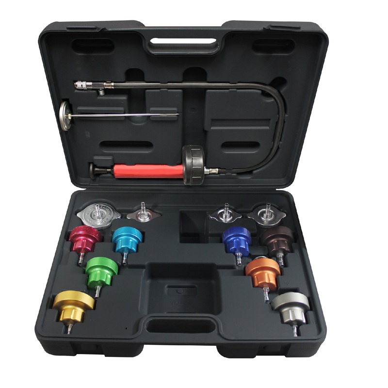 Mastercool 43300 14-Piece Cooling System Pressure Test Kit