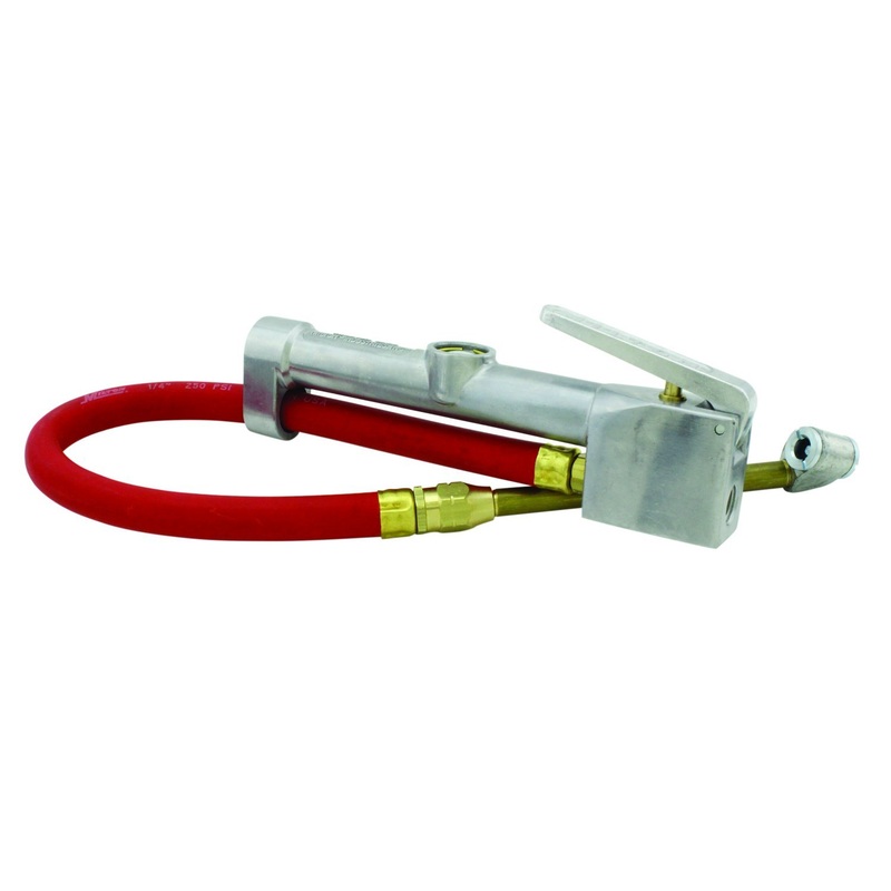 Milton S-506 Inflator Gage with Dual Head Chuck - 15" Hose