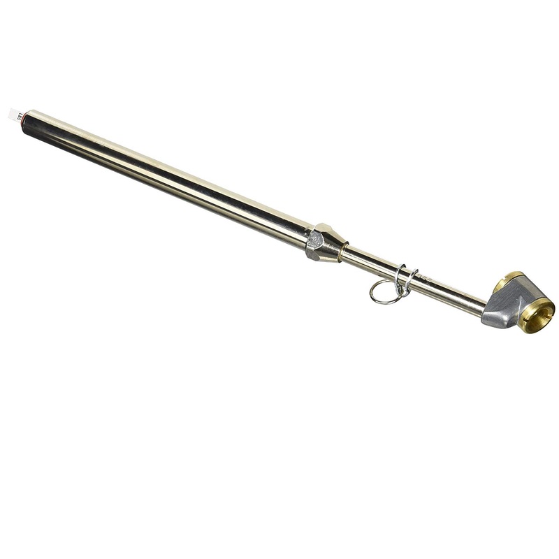 Milton S-982 Large Bore Dual Head Chuck Service Gage - 10-160 PSI
