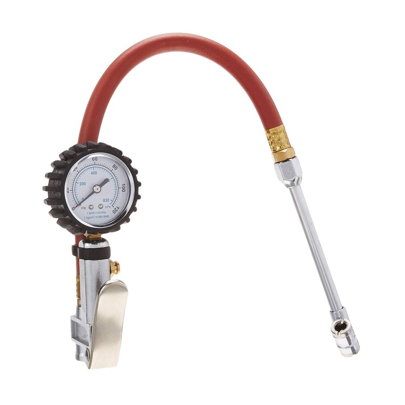 S & G Tool Aid 65110 Dual Head Tire Inflator Dial Gauge