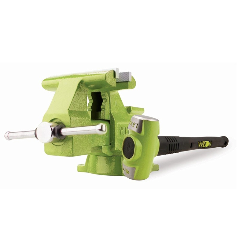 Wilton 11128BH Bash Green 6.5" Utility Bench Vise and Sledge Hammer