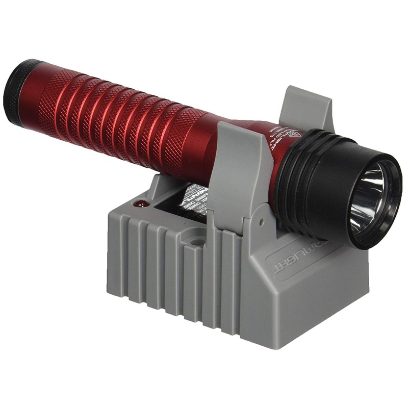 Streamlight 74767 Strion LED Rechargeable Flashlight with Piggyback Charger - Red