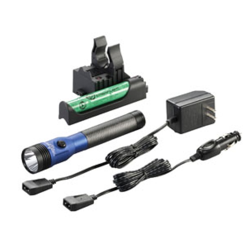 Streamlight 75486 Blue DS Stinger LED HL AC/DC with Piggyback Charger 800 Lumens