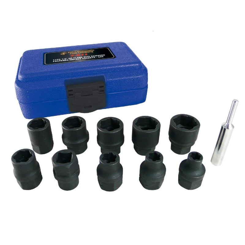 Astro Pneumatic 7411 1/2" Drive SAE Flank Bite Damaged Fastener Impact Sockets