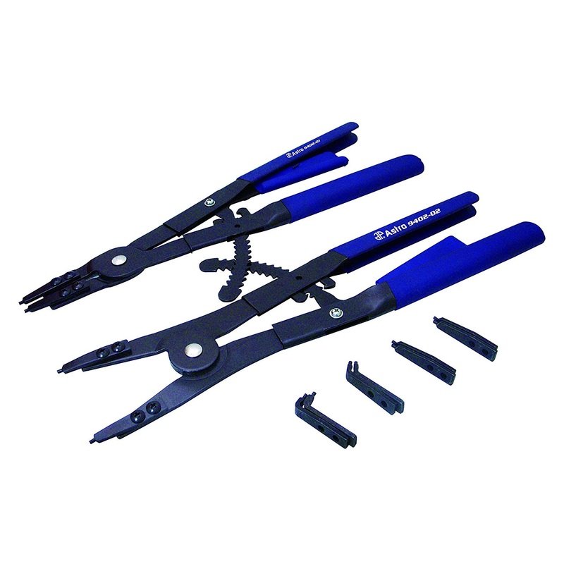 Astro Pneumatic 9402 2 Piece Internal/External Snap Ring Pliers Set