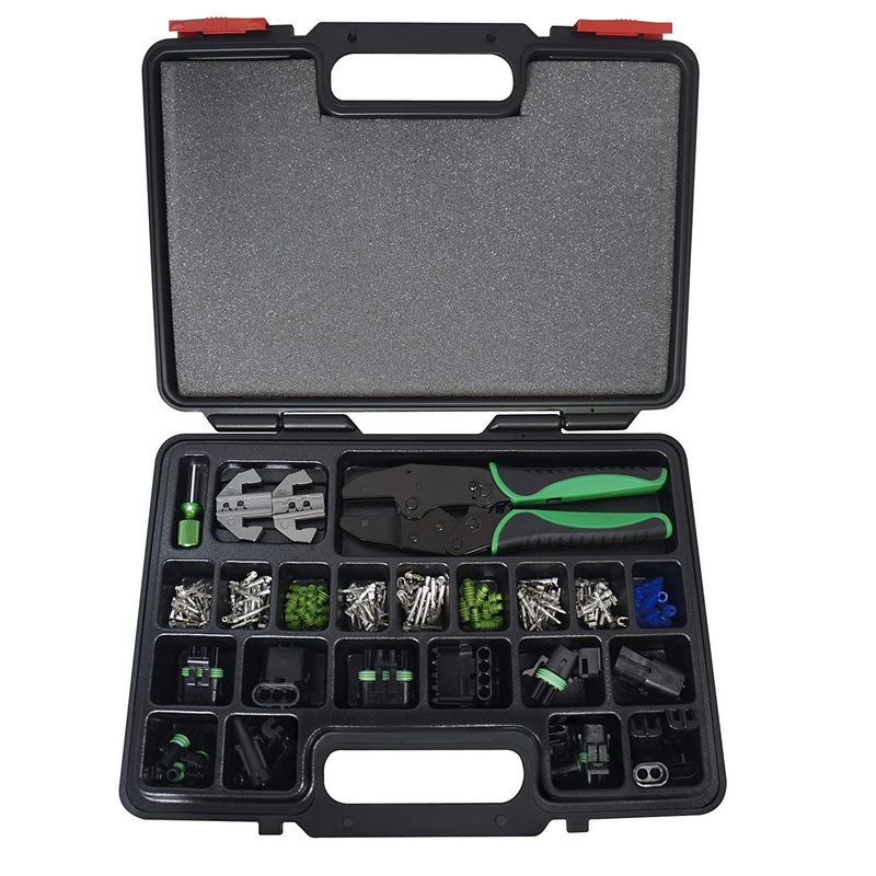 Astro Pneumatic 9478 Weather Pack Interchangeable Ratcheting Crimping Tool & Accessory Set