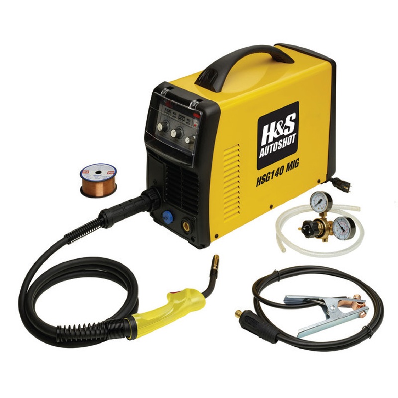 H&S Autoshot W-6214 140 Amp Inverter Mig Welder Kit