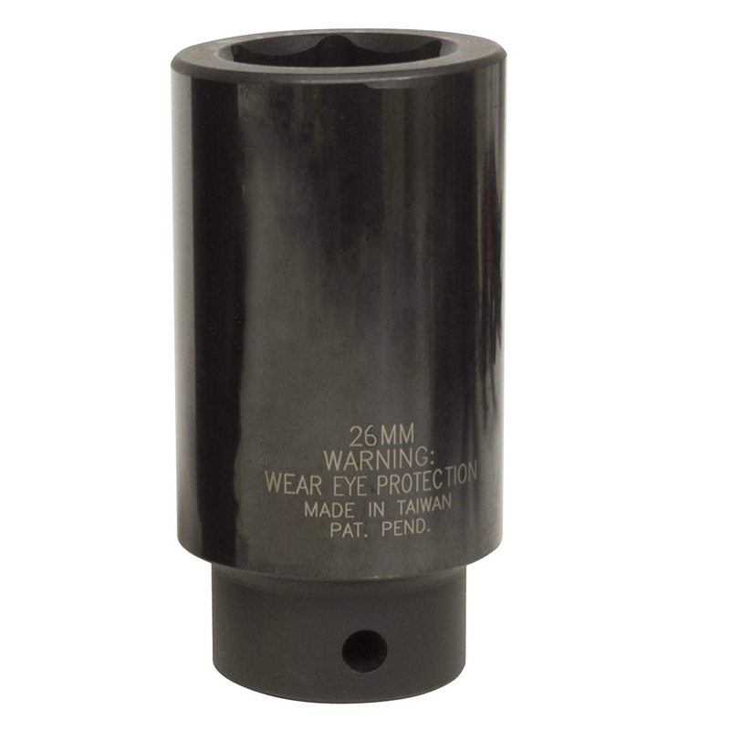 Lisle 77130 26mm Over Torque Impact Socket - 1/2" Drive