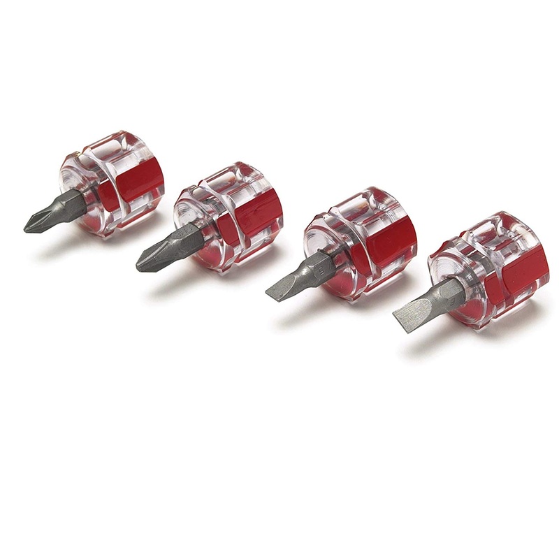 Performance Tool W80004 4 Piece Mini Stubby Screwdriver Set
