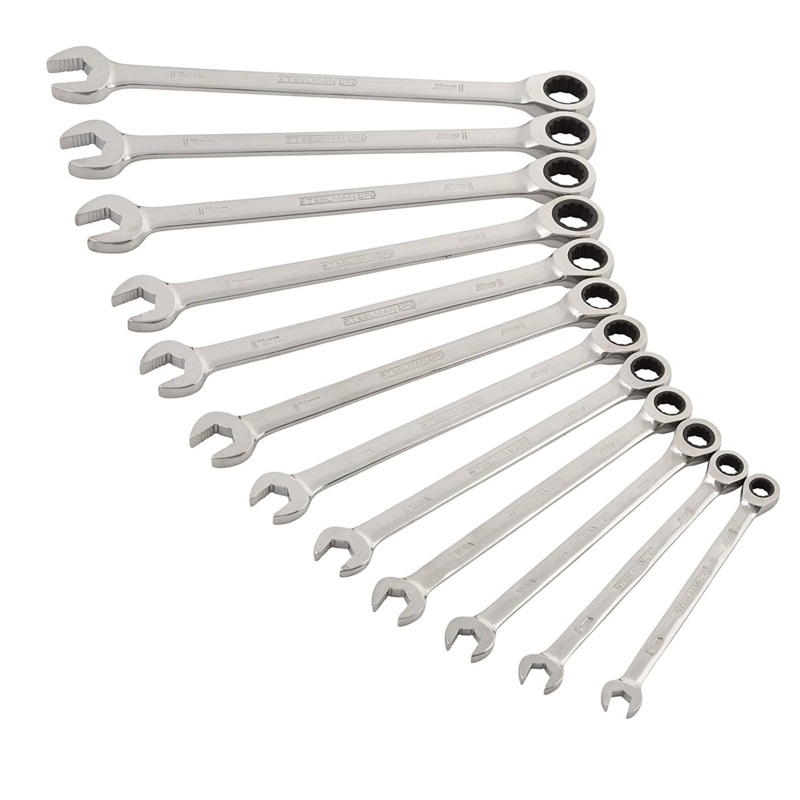 Steelman 78964 12-Piece. 2.5 Metric Ratcheting Wrench Set