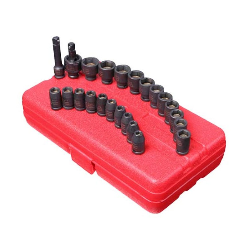 Sunex 1818 23-Piece 1/4" Drive Master Magnetic Socket Set