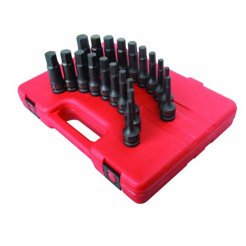 Sunex 2637 20 Piece 1/2" Drive Impact Hex Driver Master Set