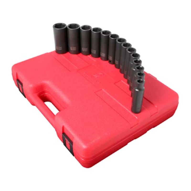 Sunex 2653 1/2" Drive 14 Piece Metric Deep Impact Set