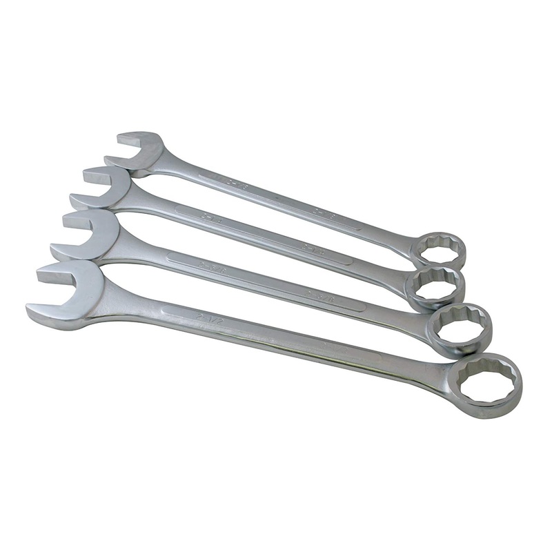 Sunex 9604 4-Piece Super Jumbo SAE Combination Wrench Set -  2-1/8" to 2-1/2"