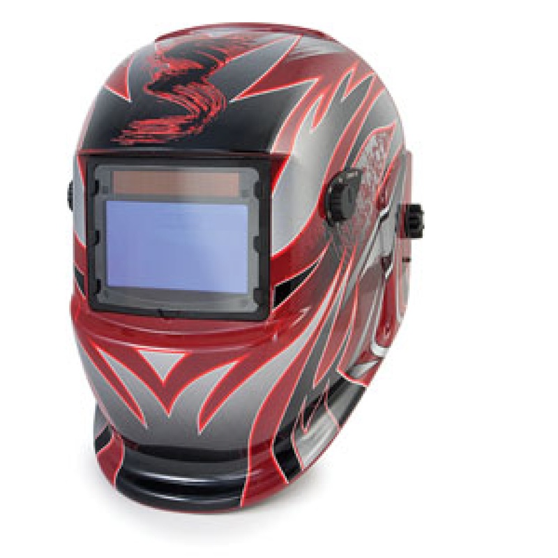 Titan 41267 Solar Powered Auto Dark Welding Helmet (Swoosh)