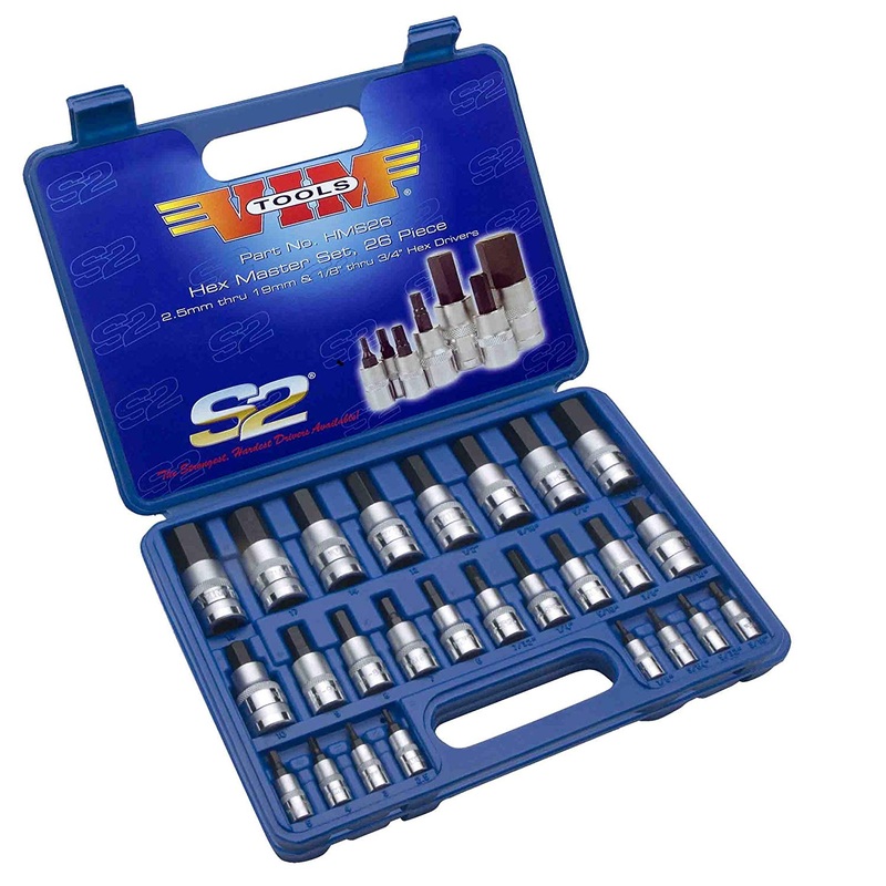 Vim Tools HMS26 26 Piece Master Hex Bit Set