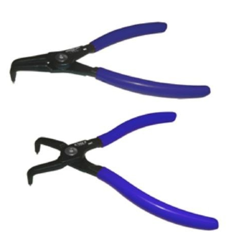 Vim Tools SRB7 7" OAL Snap Ring Bent Pliers Set