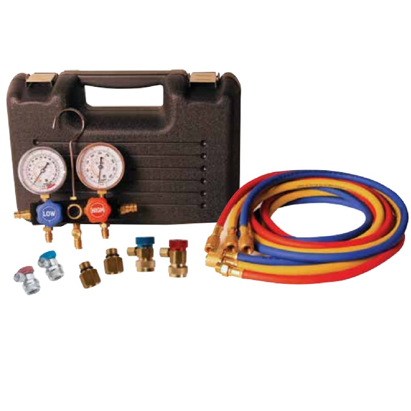 FJC 6855 Dual Manifold Gauge Set
