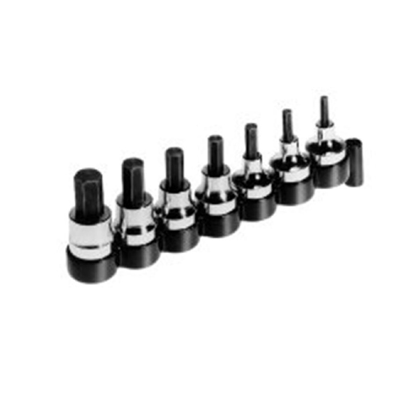 Lisle 13600 7-Piece SAE Socket Hex Bit Set