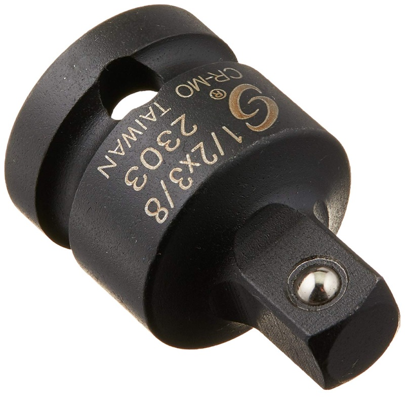 Sunex 2303 1/2" Female x 3/8" Drive Super Impact Male Adapter