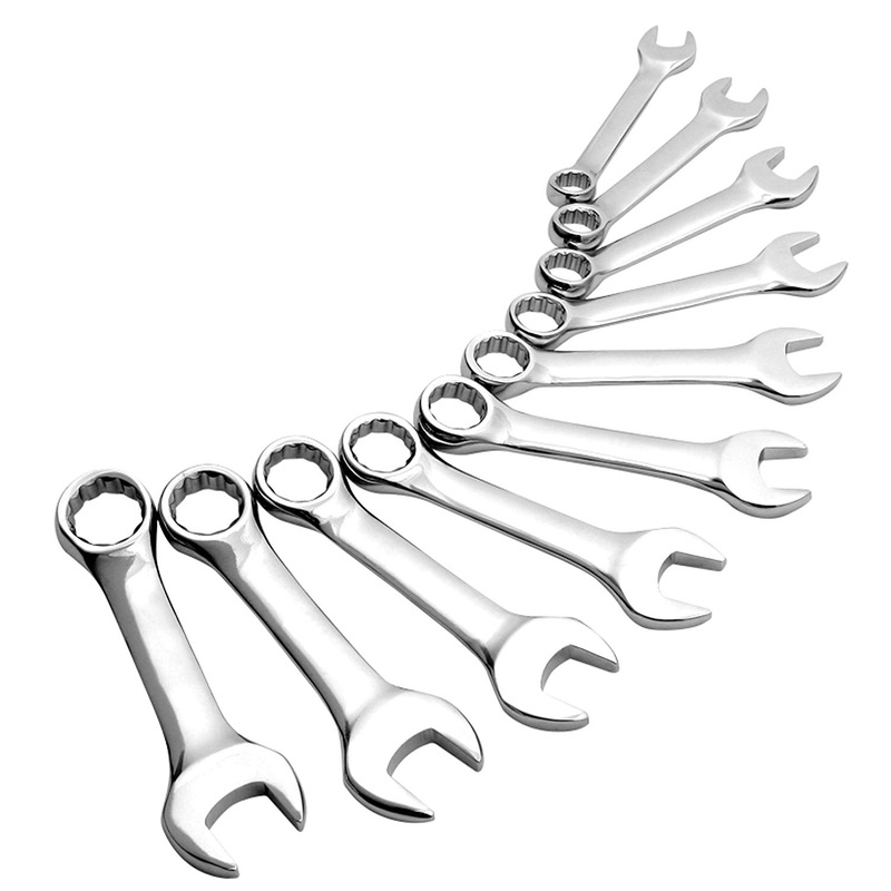 Sunex 9930M 10-Piece Metric Stubby Wrench Set - 10-19mm