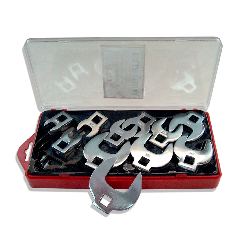 V8 Tools 7711 11 Piece SAE 3/8" Drive Crowfoot Set