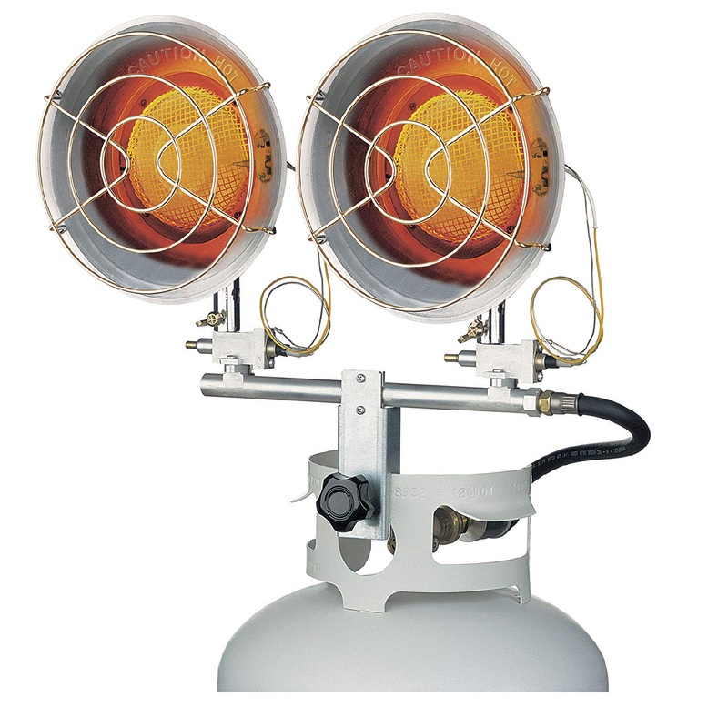 DuraHeat TT-30CSA Two Saucer LP Tank Top Propane Heater Attachment