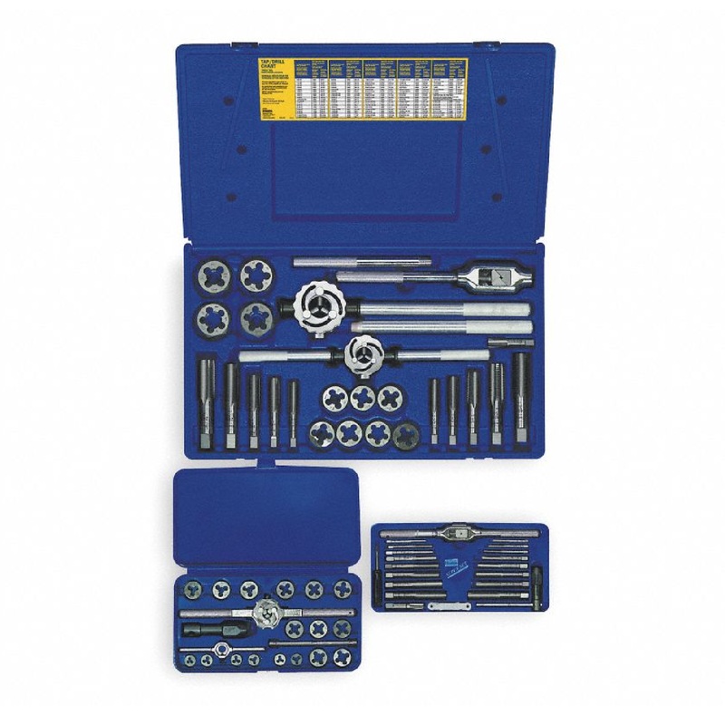 Irwin Hanson 97312 66-Piece Metric Tap and Die Set - 3mm-24mm