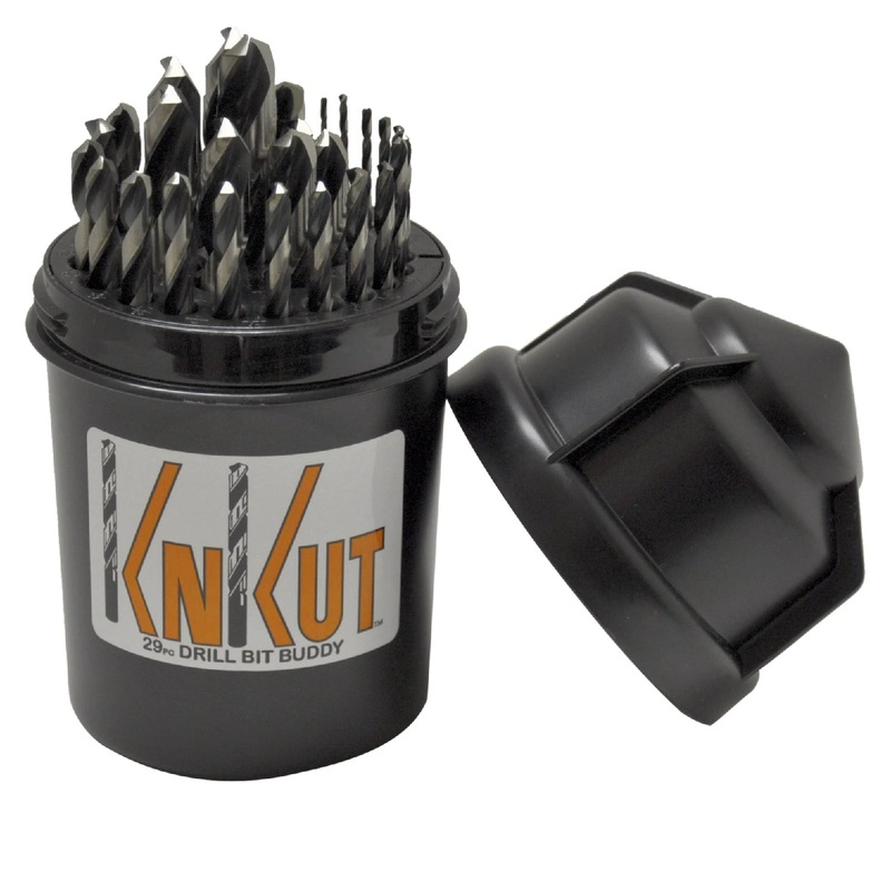 KNKUT 29KK5DB 29-Piece Drill Buddy Jobber Length Drill Bit Set