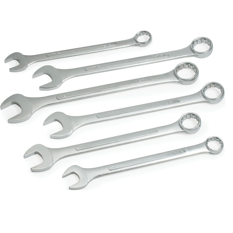 Titan 17290 6 Piece SAE Jumbo Combination Wrench Set
