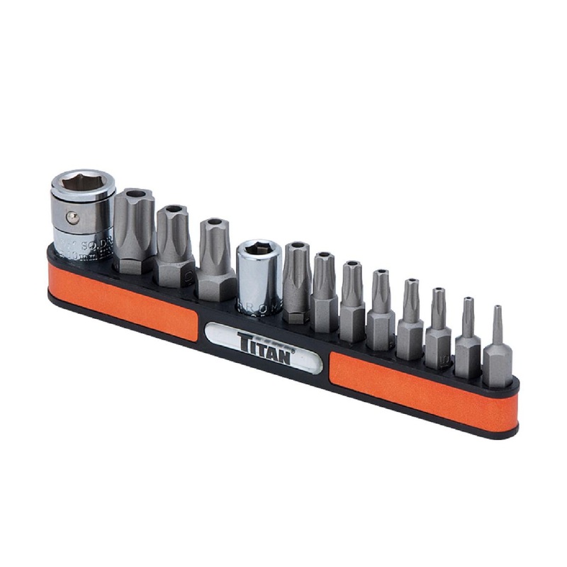 Titan Tools 16137 5 Point Tamper Resistant Star Bit Set