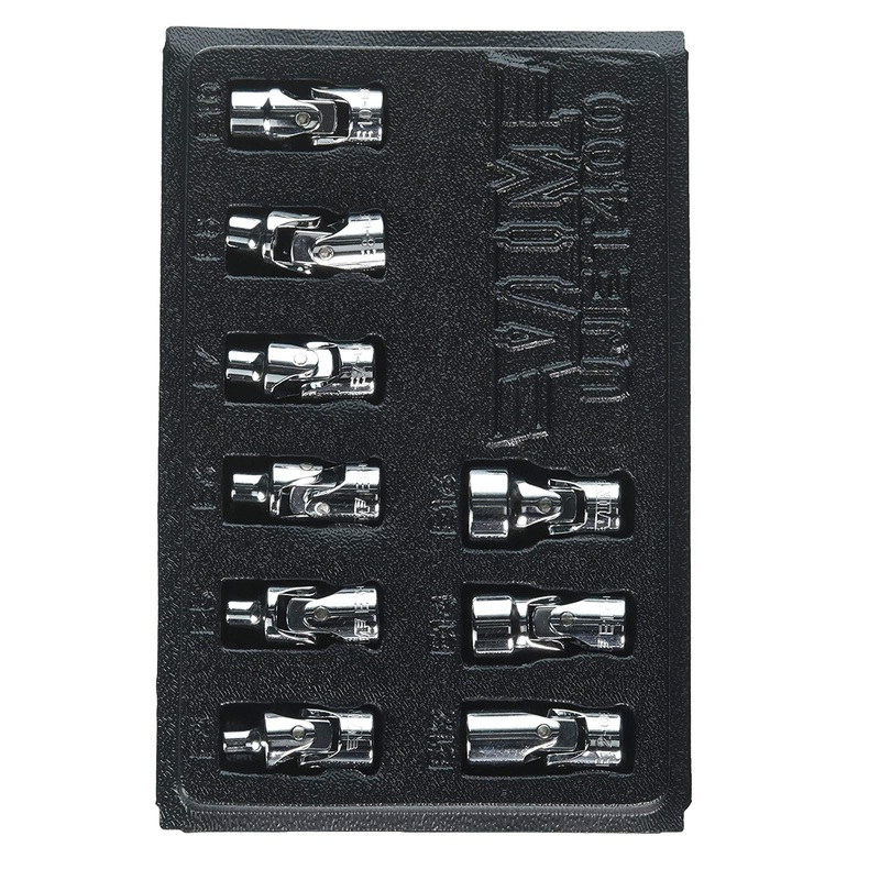 Vim Tools UJET400 9-Piece Universal Joint E-Torx Set