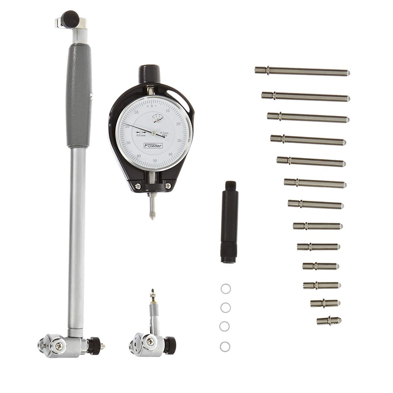 Fowler Precision 52-646-220 X-Tender Metric Dial Bore Gage Set - 35mm to 160mm