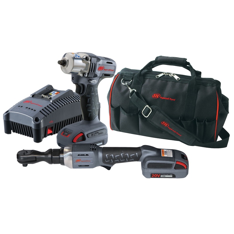 Ingersoll Rand IQV20-2032 20V Impact Ratchet Combo Kit
