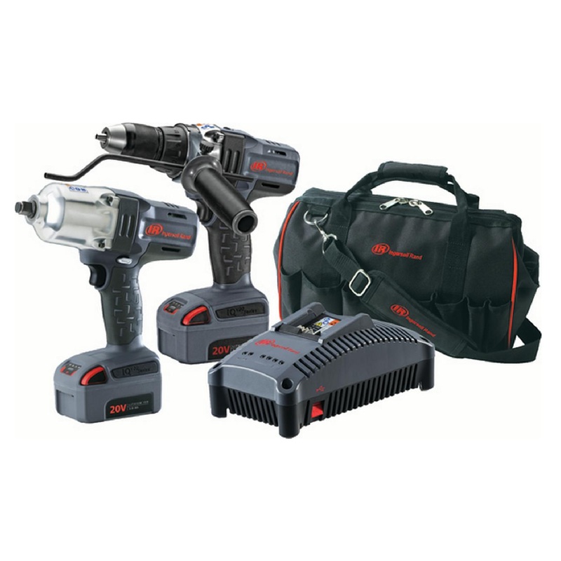Ingersoll Rand IQV20-204 20 Volt IQV High Power Impact And Drill Combo Kit