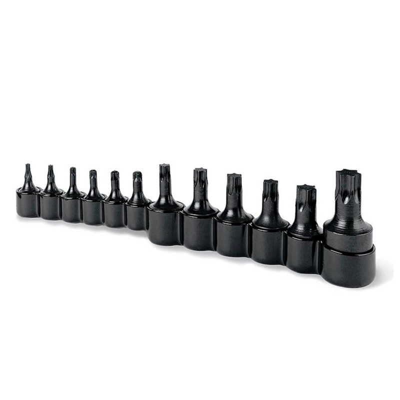 Lisle 27200 12-Piece Torx Bit Set T10-T60