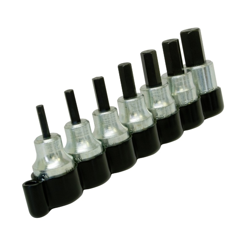 Lisle 33850 7 Piece Hex Bit Socket Set