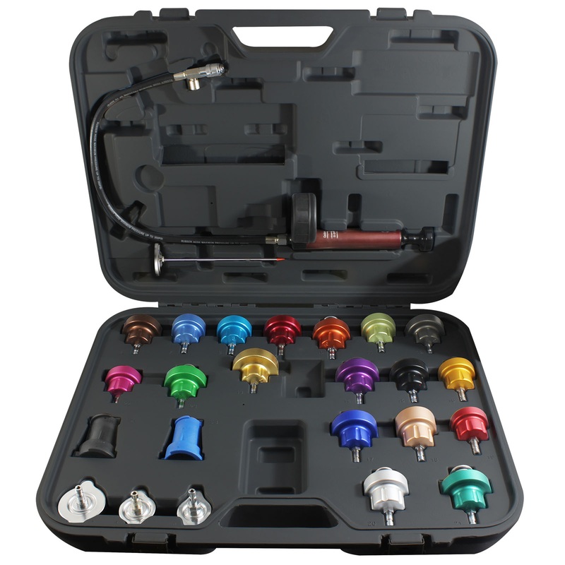 Mastercool 43302 25-Piece Cooling System Pressure Test Kit