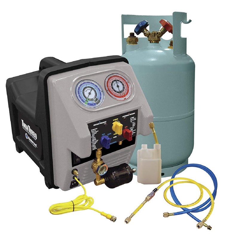 Mastercool 69360 Twin Turbo Recovery with Oil Filter Module and Dryer